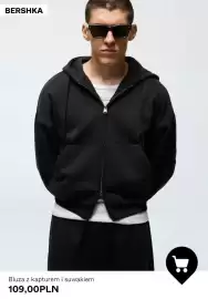 Bershka gazetka tydzień 40 Strona 2: Bluza z kapturem i suwakiem Bershka €109,00