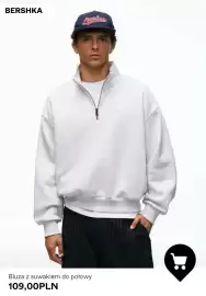 Bershka gazetka tydzień 40 Strona 3: Bluza z suwakiem do połowy Bershka €109,00