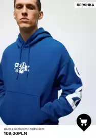 Bershka gazetka tydzień 40 Strona 4: Bluza z kapturem i nadrukiem Bershka €109,00