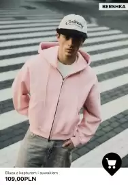 Bershka gazetka tydzień 40 Strona 6: Bluza z kapturem i suwakiem Bershka €109,00