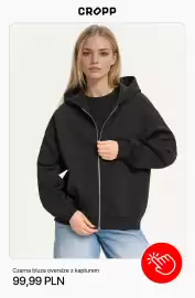 Cropp gazetka tydzień 40 Strona 2: Czarna bluza oversize z kapturem Cropp €99,99