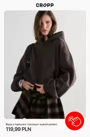Cropp gazetka tydzień 40 Strona 4: Bluza z kapturem i surowym wykończeniem Cropp €119,99