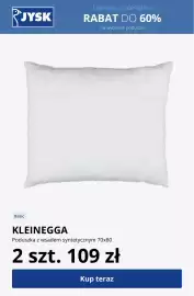 JYSK gazetka Strona 16: KLEINEGGA Poduszka z wsadem syntetycznym 70x80 €109,00