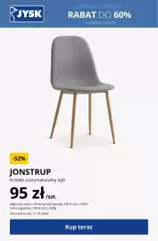 JYSK gazetka Strona 7: Jonstrup Krzesło szary/naturalny dąb €95,00