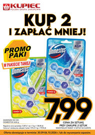 Kupiec gazetka tydzień 40 Strona 6: Zawieszki do WC Domestos Power 5 Ocean 2-pak €7,99