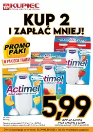 Kupiec gazetka tydzień 40 Strona 5: Actimel truskawka 4-pak €5,99
