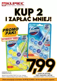 Kupiec gazetka tydzień 40 Strona 6: Zawieszki do WC Domestos Power 5 Ocean 2-pak €7,99