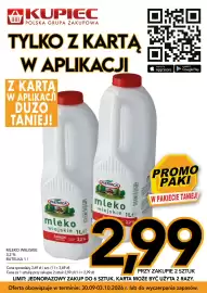 Kupiec gazetka Strona 1: Mleko wiejskie Piątnica 3,2% €2,99
