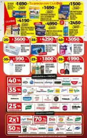 Folleto Supermercados DIA semana 40 Página 2: SALCHICHAS $1690 Tu precio con ClubDia DIA X225 G PRECIDING STOCK 1000 Precio