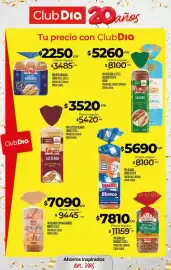 Folleto Supermercados DIA semana 40 Página 20: Fargo salvado €5.260,00, Bimbo pan tipo artesano masa madre €7.090,00