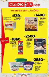 Folleto Supermercados DIA semana 40 Página 24: Dia sorrentinos €2.500,00, Dia ravioles masa integral €1.400,00
