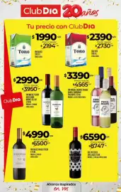 Folleto Supermercados DIA semana 40 Página 29: Toro vino tinto €2.390,00, Santa julia vino tinto dulce €6.590,00