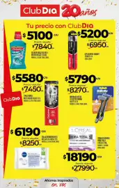 Folleto Supermercados DIA semana 40 Página 38: Gillette maquina de afeitar 3 filos prestobarba €5.790,00