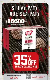 Folleto Supermercados DIA semana 40 Página 5: SI HAY PATY QUE SEA PATY $16600M PRECIO FINAL CON DESCUENTO LA CARNE IS SABIA