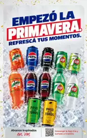 Folleto Supermercados DIA semana 40 Página 6: EMPEZÓ LA PRIMAVERA. REFRESCA TUS MOMENTOS. MIRINDA MIRINDA PEPSI PEPSI up up