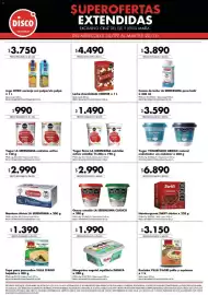Folleto Disco Página 4: La serenisima manteca clasica €2.990,00, La serenisima crema de leche para batir €3.890,00