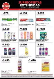 Folleto Disco Página 5: Colgate pasta dental sensitive €4.150,00, Palmolive jabón de tocador varios aromas €970,00