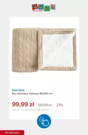 Smyk gazetka tydzień 40 Strona 5: Koc dziecięcy beżowy 80x100 cm Cool Club €99,99
