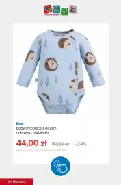 Smyk gazetka tydzień 40 Strona 9: Body chłopięce z długim rękawem niebieskie Eevi €44,00
