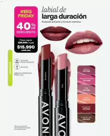 Catálogo Avon Página 29: Avon - labial de larga duración €15.990,00