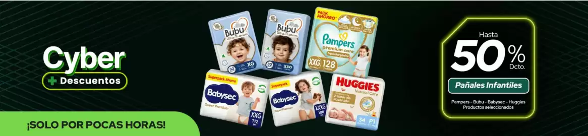 Catálogo Cruz Verde Página 2: 32 XXG TELERS Superpack XXG 112 un Babysec Super Premium Pampers PACK AHORRO PREVENIR MAXIMA