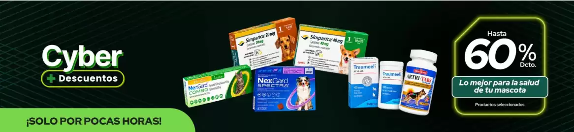 Catálogo Cruz Verde Página 3: Cyber + Descuentos ¡SOLO POR POCAS HORAS! 25-7,5 NexGard 1x03 m COMBO pretrag Solecile spica