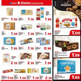 Volantino Il Centro Superstore Pagina 15: Misura fette senza zucchero €1,55, Galbusera gran saraceno frollini €1,99