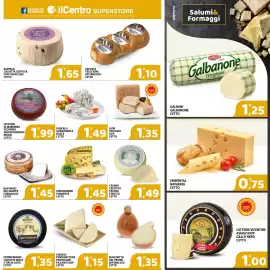 Volantino Il Centro Superstore Pagina 3: Emmentale bavarese €0,75, Fiaschetto del Priore affumicato €1,35