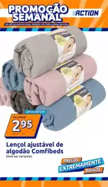 Folheto Action semana 40 Página 1: Lençol ajustável de algodão Comfibeds €2,95