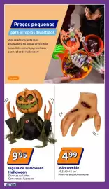 Folheto Action semana 40 Página 25: Figura de Halloween Halloween €9,95, Mão zombie €4,99