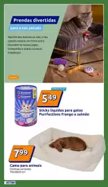 Folheto Action semana 40 Página 26: Cama para animais €7,99, Sticks líquidos para gatos Purrfections Frango e salmão €5,49