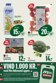 Min Købmand tilbudsavis uge 40 Side 5: Gestus Danske Samsøkartofler €12,00, Yoggi Yoghurt €15,00