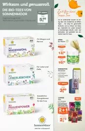 Prokopp Flugblatt Seite 6: Cupper Tees €2,73, Sonnentor Kräutertees €3,89