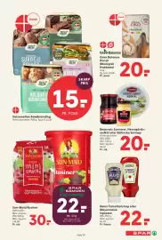 SPAR tilbudsavis uge 40 Side 21: Heinz Tomatketchup eller Mayonnaise Squeeze €22,00