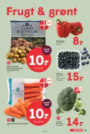 SPAR tilbudsavis uge 40 Side 3: Blåbær €15,00, Dansk Broccoli €14,00
