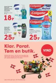 SPAR tilbudsavis uge 40 Side 33: Sanex Personlig Pleje eller Palmolive Foam Håndsæbe €18,00, Colgate €25,00