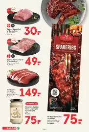 SPAR tilbudsavis uge 40 Side 4: Mr Beef Spareribs (med BBQ) €75,00, Entrecote €149,00