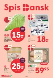 SPAR tilbudsavis uge 40 Side 8: Grøn Balance Dansk Økologisk Spidskål €15,00, Jakobsens Dansk Blomster Honning €25,00