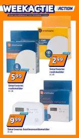 Action folder week 41 Pagina 1: Smartwares koolmonoxidedemelder €9,99, Smartwares rookmelder €5,99