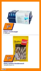 Action folder week 41 Pagina 10: Pinky twisters hondensnack €1,49, Limpro vochtvanger €3,89