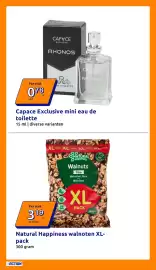 Action folder week 41 Pagina 17: Capace Exclusive mini eau de toilette €0,78, Natural Happiness walnoten XL-pack €3,19