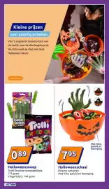 Action folder week 41 Pagina 19: Halloweensnoep €0,89, Halloweenschaal €7,95