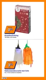 Action folder week 41 Pagina 2: Draadverlichting €0,99, Halloweendecoratie met licht €3,95
