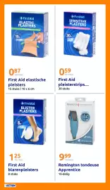 Action folder week 41 Pagina 25: Remington tondeuse Apprentice €9,99, First Aid pleisterstrips €0,59