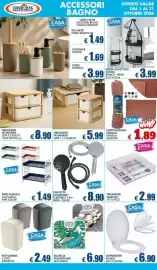 Volantino Casa & Co Pagina 12: Doccetta 3 funzioni+ flessibile 1,5m nera - silver €8,90, Organizer Make Up €2,99