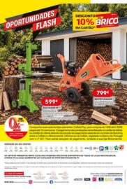 Folheto Bricomarché Página 24: Rachador 8t €599,00, Biotriturador €799,00