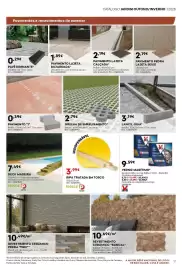Folheto Bricomarché Página 17: Grelha de enrelvamento €2,79, Ripa tratada em tosco toscça €3,99