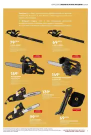Folheto Bricomarché Página 3: Aspirador/soprador €69,90, Motoserra podadora a gasolina €149,00