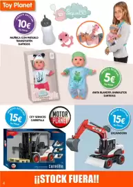 Catálogo Toy Planet Página 4: Anita blandita animalitos surtidos €5,00, Muneca con panuelo transportin surtidos €10,00