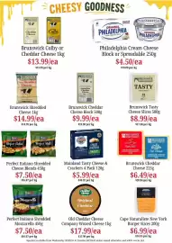 Farmer Jack's catalogue week 40 Page 23: Brunswick Cheddar Cheese €6,49, Mainland Tasty Cheese & Crackers €5,99